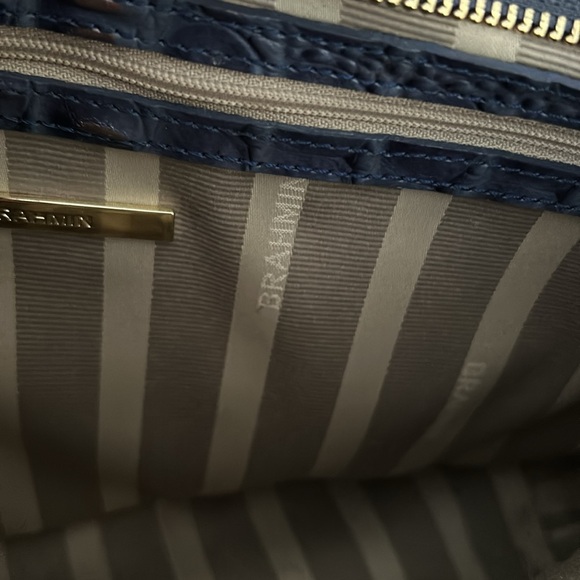 Brahmin Purse Blue Multi Asher Color Combo Tassel Fringe Shoulder Bag - Picture 9 of 13